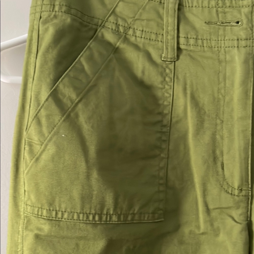 Olive Green Talbots Capri Pants - Picture 4 of 6